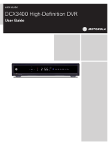 Motorola DCX3400 Series User manual