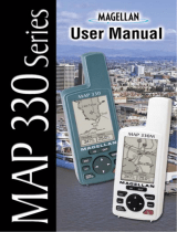 Magellan 330X - GPS Map User manual