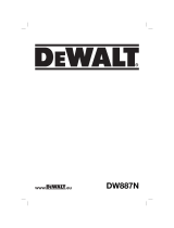 DeWalt DW887 User manual