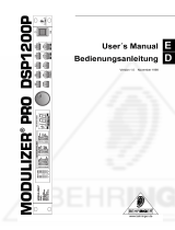 Behringer Modulizer PRO DSP1200P User manual