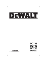 DeWalt DC733C Owner's manual