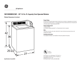 GE WCCD2050DKC Specification
