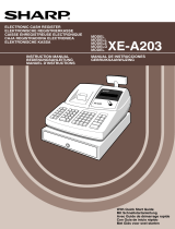 Sharp XE-A203 Owner's manual