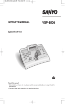 Sanyo VSP-8500 User manual