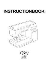 JANOME 6260 QC Owner's manual