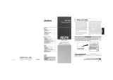 Clarion BD216 User manual