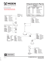 Moen T6105CP Operating instructions