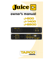 Tapco Juice J-2500 Owner's manual