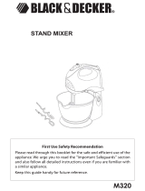 Black & Decker M320 User manual