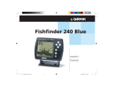 Garmin Fishfinder 240 Blue User manual