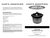 Cook's essentials 99731 Instructions For Use And Care Manual