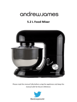 Andrew James 5.2 L Food Mixer User manual