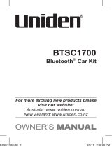Uniden BTSC1700 User manual