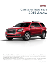 GMC Acadia 2015 User guide