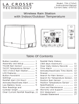 La Crosse Technology 724-1710v2 Instructional Manual