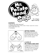 Playskool Mr. Potato Head Says Operating instructions