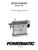 Powermatic 6108 User manual