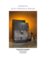 Schaerer Ambiente Quick Reference Manual