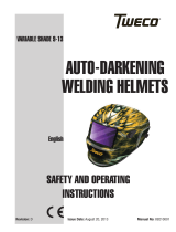ESAB Variable Shade 9-13 Auto-Darkening Welding Helmets User manual