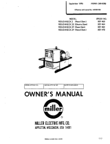 Miller HF834200 Owner's manual