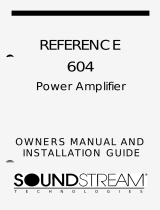 Soundstream 604 Installation guide