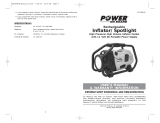 POWER ON BOARD Rechargeable Inflator/Spotlight User's Manual & Warranty Information