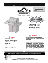 NAPOLEON ultra chef L485RB Installation And Operating Instructions Manual