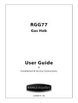 Rangemaster RGG77 Gas Hob User guide