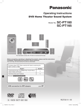 Panasonic SCPT160 Owner's manual