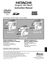 Hitachi DZ-GX20A User manual