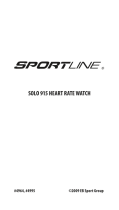 Sportline Solo 915 User manual