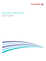 Fuji Xerox DocuPrint CM225FW User manual