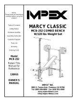 Marcy MCB-252 Owner's manual