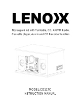 Lenoxx CD117D User manual