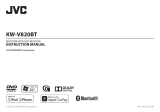 JVC KW-V820BT User manual