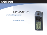 Garmin GPSMAP 76 Owner's manual