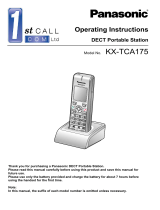 Panasonic KX-TCA175 Operating Instructions Manual