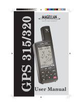 Magellan GPS 310 315 User manual