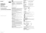 Sony TDG-BR200 User manual
