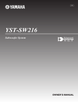 Yamaha YST-SW216 Owner's manual