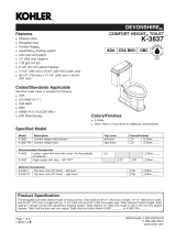 Kohler K-3837-96 Installation guide