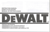 DeWalt DW250/DW270 User manual