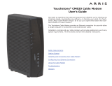 Arris Touchstone CM820 User manual