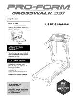 Pro-Form CROSSWALK 397 User manual