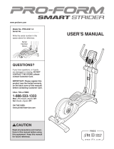 ProForm SMART STRIDER User manual