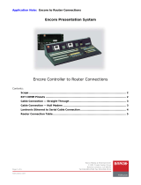 Barco Encore Presentation Switcher Owner's manual
