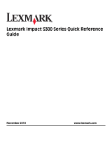 Lexmark Impact S308 Quick Reference Manual
