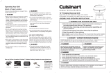 Cuisinart CCG-190 User manual