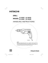 Hitachi D10VF User manual