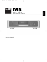 NAD M5 User manual
